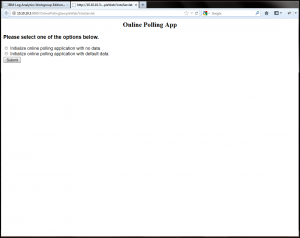 OnlinePollingSample inital login